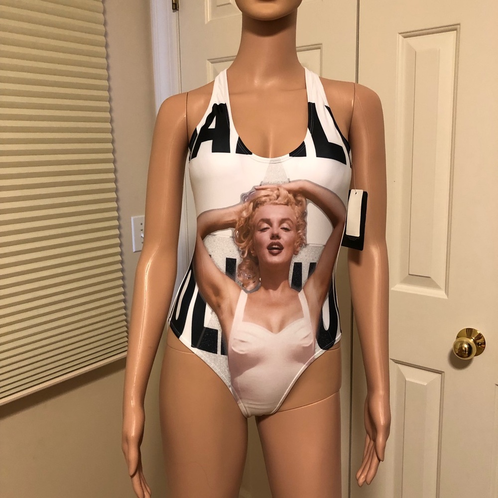 NWT RARE Marilyn Monroe One Piece Swimsuit S